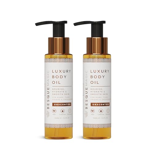 Image of Besque Unscented Magic Body Oil - Hydrating Body Oils for Women - 3.4 FL OZ