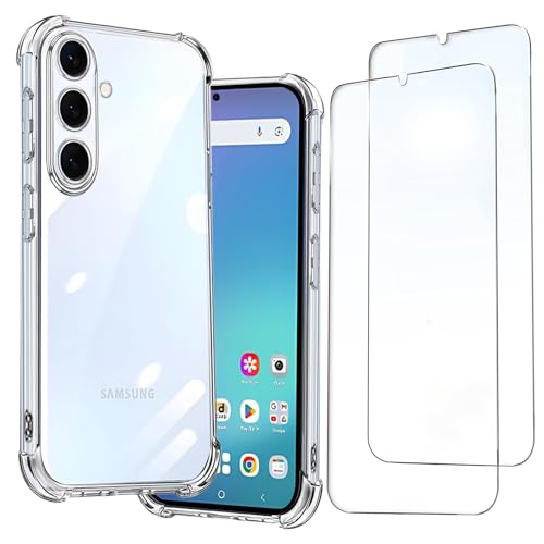 S*A様 Galaxy S25 美品　フィルム済　ケース付き　美品 Amazon.co.jp: Galaxy A25 5G ケース クリア 耐衝撃 ガラスフィルム