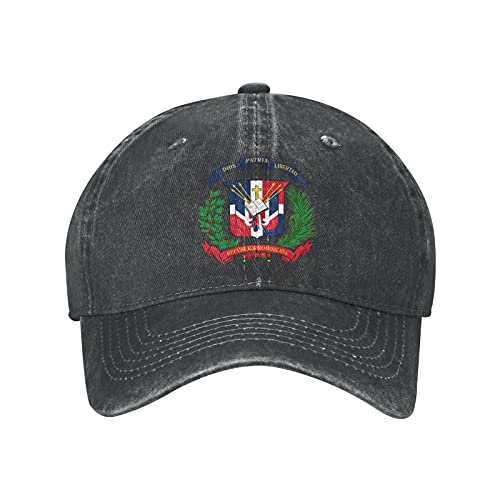 INTFULIHU Dominican Republic Flag Baseball Cap Cotton Cowboy Hat Retro