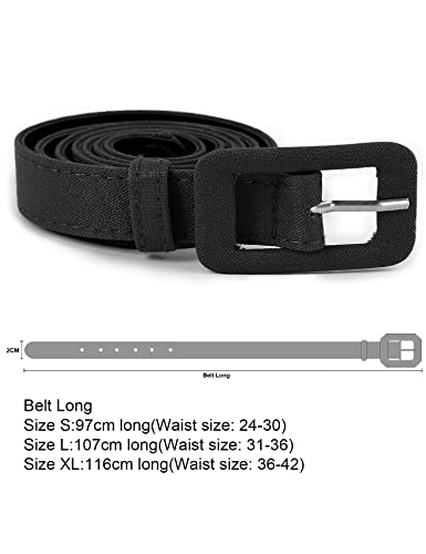Muxxn Womens Belt- Solid Color Basic Belt For Casual Formal Dress Or Jeans thumb #5