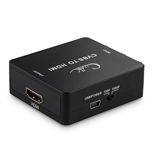 image for RCA to HDMI, Cingk 1080P Mini RCA Composite CVBS AV to HDMI Video Audi