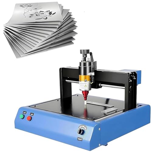 Electric Metal Marking Machine, 220v 400w Electric Marking Machine for Steel Plate Tag Nameplate Desk Electric Metal Marking Eng
