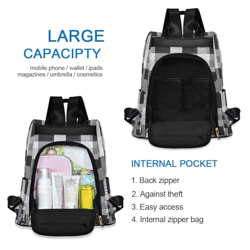 Mochila de viaje antirrobo con pompones para tus escapadas 5