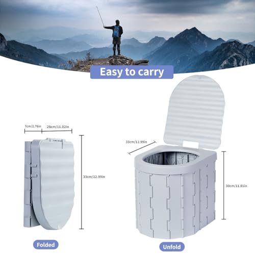 Portable Toilet Kit with Oxford Fabric