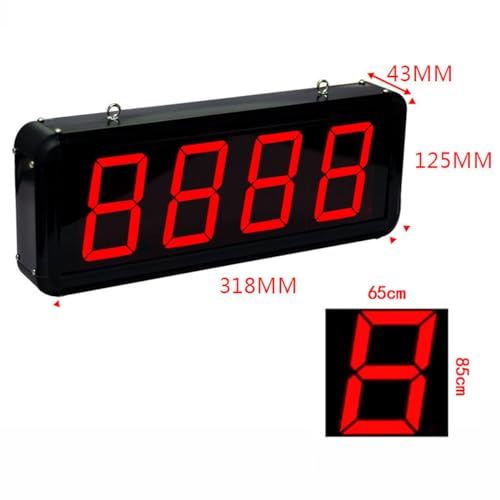Cyfrowy licznik LED, 4-cyfrowy licznik podczerwieni do 9999,70 cm odległości, idealny do przenośników, warsztatów, szkół