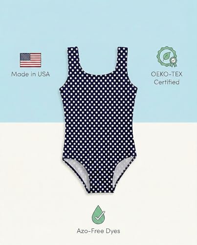 Image of Girls' UPF 50+ Swimsuit in One Piece by City Threads