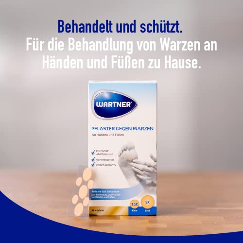 Warzenmittel Wartner Pflaster gegen Warzen und Warzenpflaster