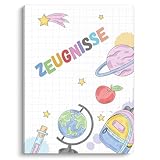 Ein besonderes Geschenk für jeden Anlass -Das ansprechende und kreative Design macht die Zeugnismappe A4 zu einem idealen Geschenk für Schulanfänger, junge Absolventen oder besondere Anlässe. Überraschen Sie Ihre Liebsten mit einem praktischen und stilvollen Accessoire!