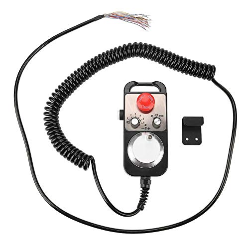 Walfront Manivelle électronique universelle CNC 6 axes Générateur d'impulsions manuel CNC Pulser 5 V (Crochet aléatoire)