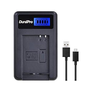 DuraPro Rapid LCD USB Charger Replacement for Canon NB-10L; PowerShot G15, G16, G1X, G3X, SX40 HS, SX40HS, SX50 HS, SX60 HS Digital Cameras