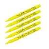 Blue Summit Supplies 100 Pack Chisel Tip Yellow Highlighters Bulk Classroom, Pocket Thin Highlighters Yellow Bulk for Adults and Kids Highlighting in Home, School, or Office, Quick Dry #5