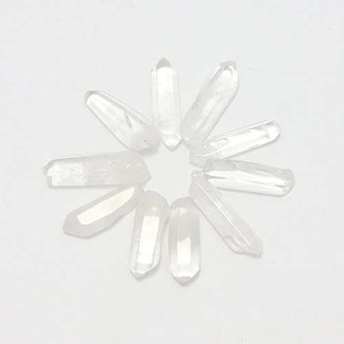 Miniatura 2 de 10 paquetes de cristales de cuarzo transparente naturales pulidos brasileños, cristales y piedras curativas de cuarzo a granel para Wicca, Reiki,