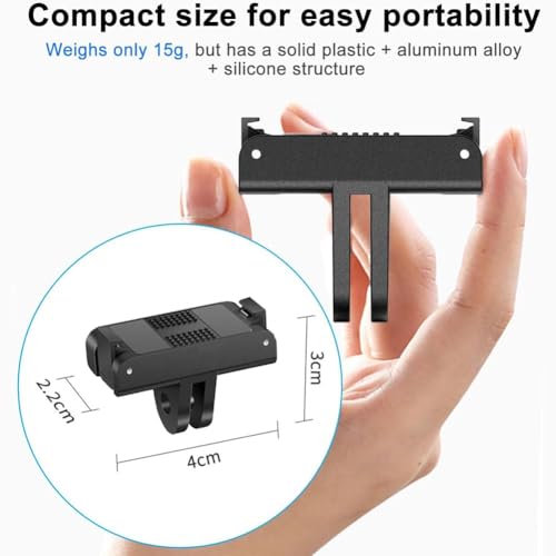 Image of Magnetic Quick Release Mount Adapter for DJI Action 5 Pro /Action 4 / Action 3 & osmo 360 - Snap-On Base to Action Camera Mount Converter, Secure Lock Design