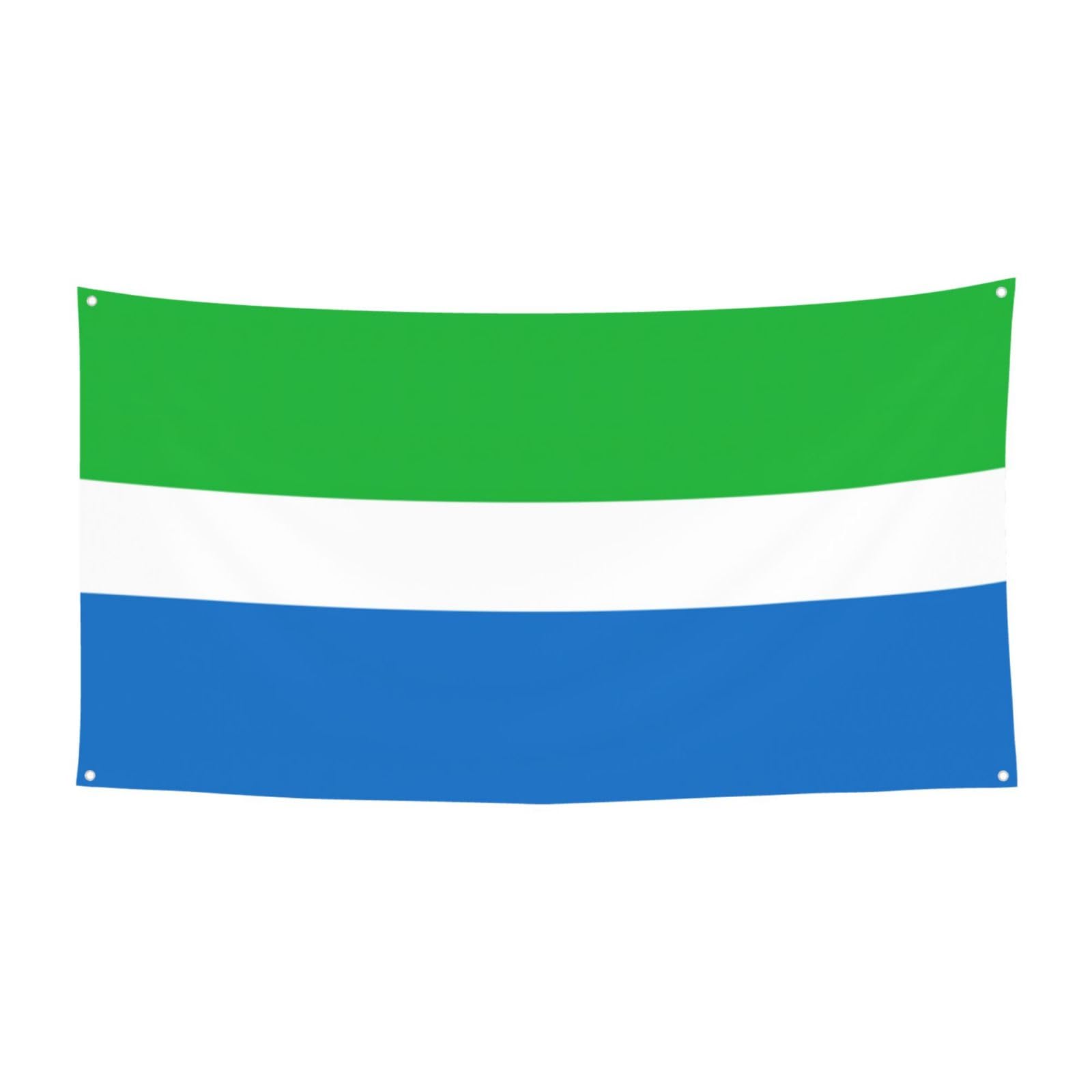 Bandera de Sierra Leona para decoración de fiesta, divertida pancarta de cumpleaños, adecuada para fiestas y eventos temáticos