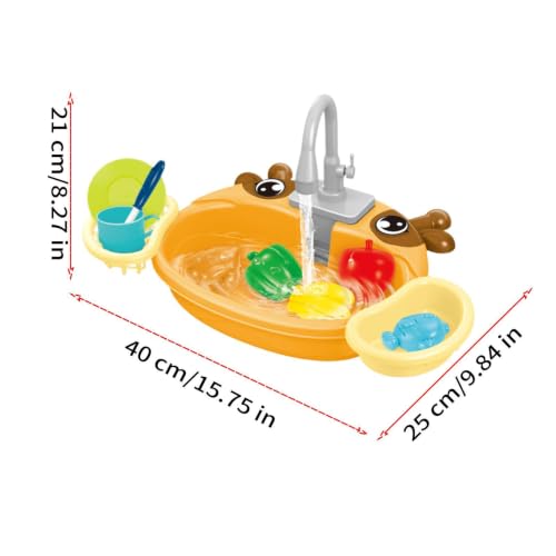 Lavabo de juegos para niños con agua corriente juguete exterior infantil para niña y niño 5