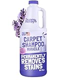 Sunny & Honey Carpet Cleaner Solution - Deep Stain Remover & Odor Deodorizer - Pet Carpet Cleaner & Rug Shampoo (32 Fl Oz, Light Lavender)