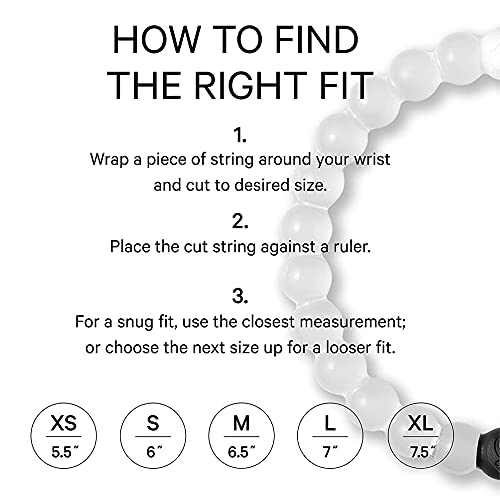 Lokai Disney Collection Mickey Mouse Silicone Bead Bracelet For Men And Women, Small, 6 Inch #TOP6