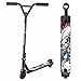 FORMIZON Trottinette Freestyle Pro Stunt Scooter, Trottinette Pro Résistant avec Alliage Roulements ABEC-9, Trick Scooter Rotation 360 Degrés à Guidon Large, Trotinette pour Enfant et Ado (Rouge)