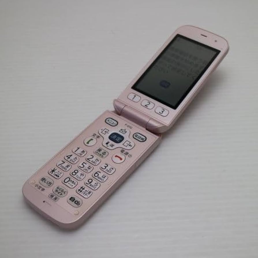 Amazon | FUJITSU FOMA らくらくホン ベーシック4 F-01G ピンク