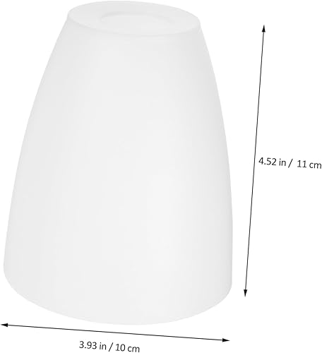 Miniatura 3 de DOITOOL Pantalla de plástico para lámpara de pie, pantalla de mesita de noche, pantalla de techo, pantalla de herradura, pantalla de noche, pantalla