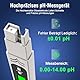 Shiptree PH Messgerät Hochpräzision (± 0.01), Water Tester, pH Wert Messgerät Pool mit Blau Hinterleuchtetem LCD-Display & Automatischer Temperaturkompensation,für Trinkwasser/Poolwasseranalyse,Weiß
