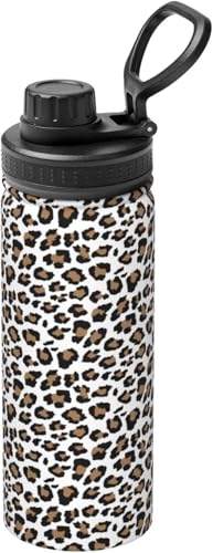 アニマル柄 ヒョウ柄 豹柄 水筒 真空断熱 保温 保冷 スポーツボトル ステンレスボトル スポーツ飲料対応 漏れない 直飲み530ml 男の子 女の子 おしゃれ 大人 子供 人気 プレゼント