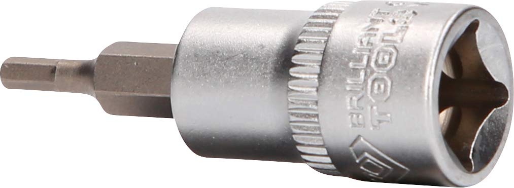 Douille 6 Pans Creux 3/8" 7mm BRILLIANT TOOLS - Acier Chrome Vanadium - Qualité Professionnelle