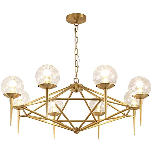 Chandelier au plafond pour salle à manger moderne afin d'illuminer vos grands repas