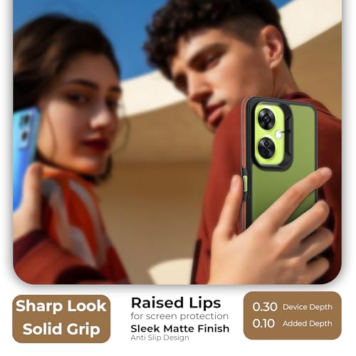 Image of A rtistque Frosted Ultra Matte Back Cover Case for OnePlus Nord CE 3 Lite 5G | Smooth Sides with Grip | Stylish Protective Design | Raised Camera Edges | OnePlus Nord CE 3 Lite 5G Back Cover - Brown