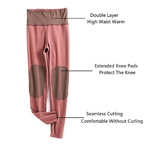 Yfqhdd Plus Size Women Winter Turtleneck Thermal Underwear Set Warm Velvet Long Sleeve Top Pajamas Pants (Color : A, Size : M Code) #TOP1