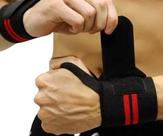LOFSTAR Wrist band, Wrist Supporter Men, Women, Unisex Use Heavyweight And Weightlifting Wrist Band Support Helping For Any Gym Exercise Like Boxing, Pushups, Bench-press ETC.-image-24