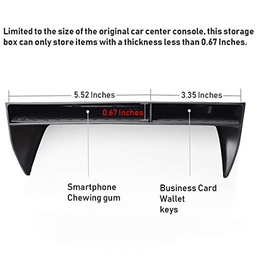 Jaronx Kompatibel mit Toyota RAV4 Mittelkonsolen-Organizer 2025, 2024, 2023, 2022, 2021, 2020, 2019, Mittelkonsolen-Aufbewahrungsfach, RAV4-Zubehör