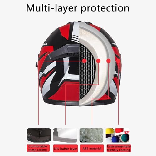 Casco abierto retro de moto certificado DOT que evita el calor excesivo 3