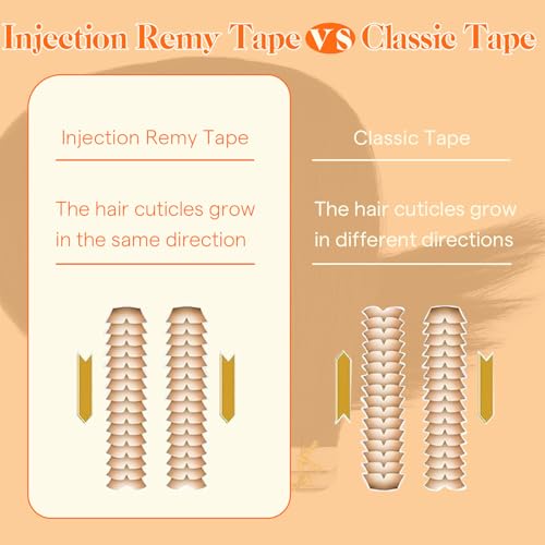 Image of Full Shine Invisible Tape in Hair Extensions, 18 /613 Ash Blonde, 18 Inch | Invisible Tape in Extensions, 20 Pcs 50G, Seamless Blend, Bridal Hair, Add Length, Wedding Guest Hair