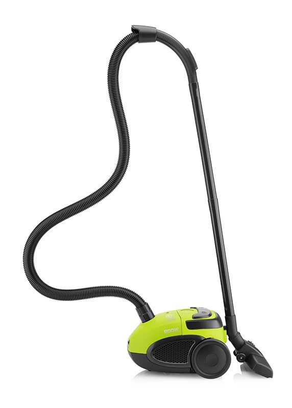 VC068G odkurzacz z workiem, 800 W, silnik ECO, pojemność 2 l, zielony