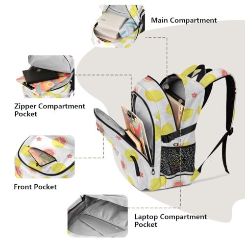 Mochila de viaje grande ergonómica de 17.5 pulgadas con múltiples compartimentos 5