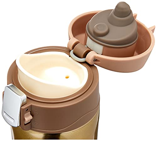 Garrafa Termica Aço Inox 500ml Vacuo Quente Frio Agua Café Dourado