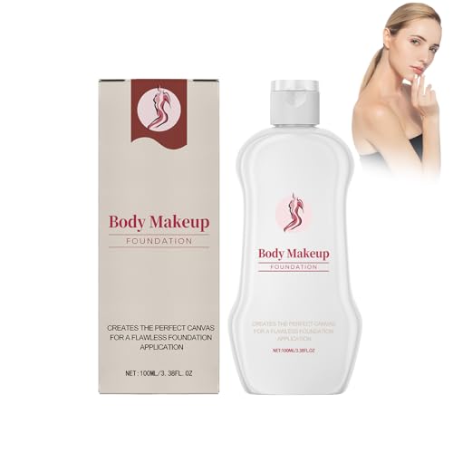 Body Makeup Foundation Best – Crème Correctrice pour le Corps, Natural Body Makeup Foundation pour un Teint Clair et Uniforme, Cover Blemishes, Scars, Tattoos