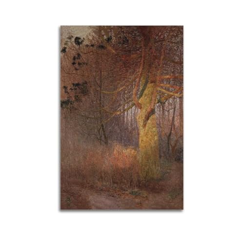 Poster Emile Claus Toile Arbre au Soleil Décoration Murale Chic