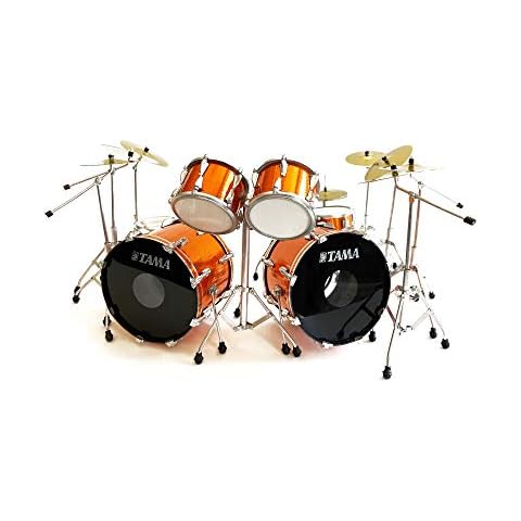 AXE HEAVEN 1:4 Scale Replica Model Metallica Lars Ulrich Death Magnetic Orange Tama Drum Kit Cover