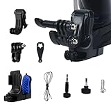 Genérico Helm-Kinnhalterung | Helm-Kinnmontage | Action CAM Helmets Adapter | stabiles Kamera-Montagezubehör | ideal für Action-Kamera in