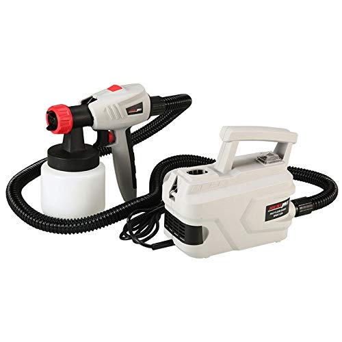 Farbsprühsystem, 800W Elektrische Lackierpistole mit Einstellbarer Strömungssteuerknopf, HVLP Farbspritzpistole mit 800ml-Behälter