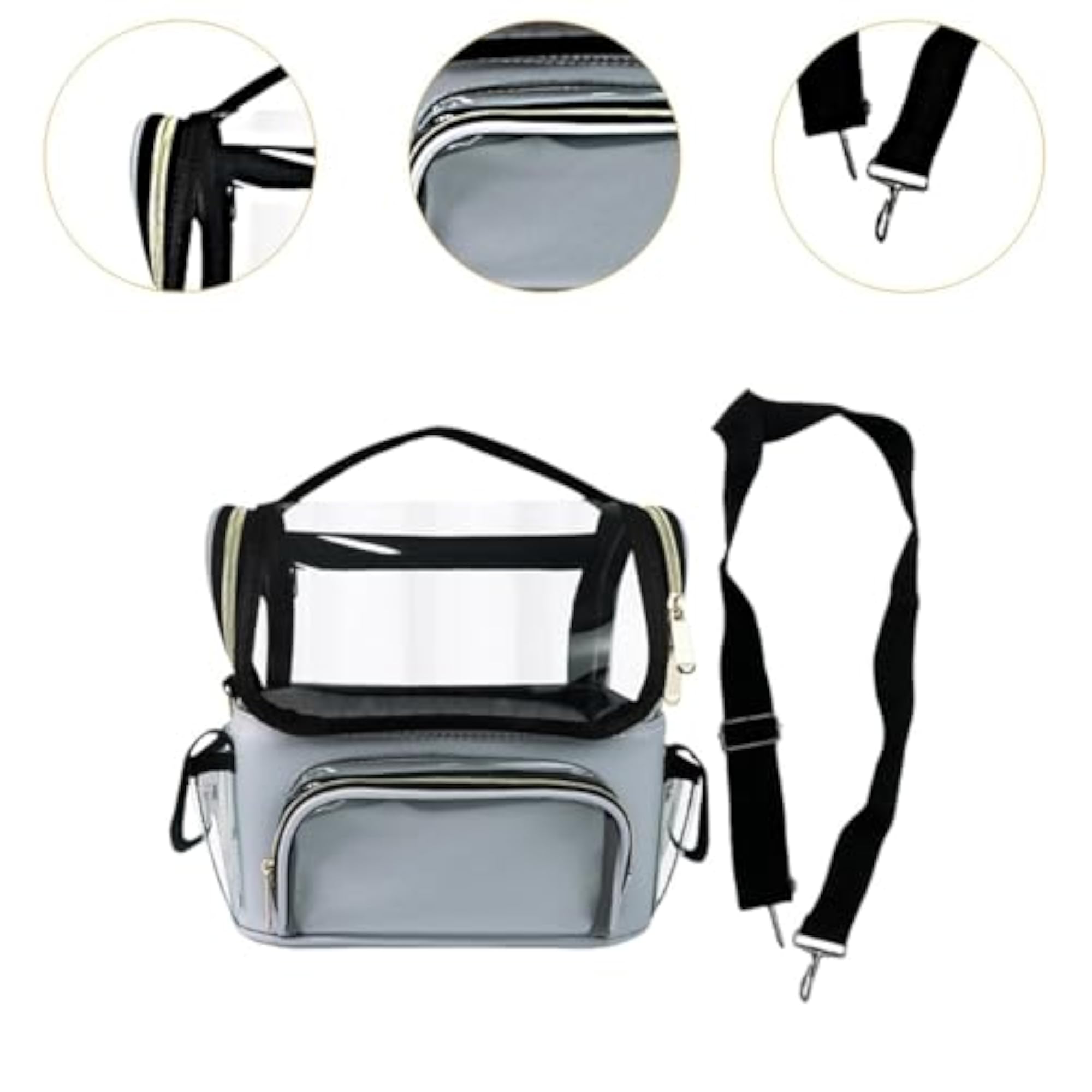 Clear Makeup Brush Holder Bag, Makeup Artist Essential