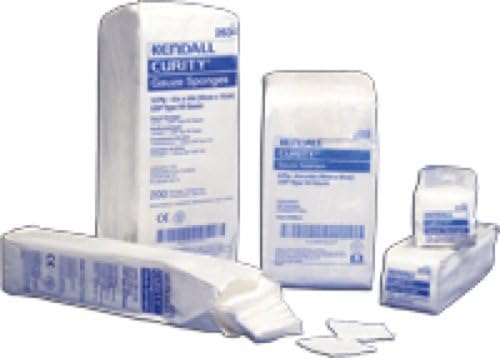 Kendall Healthcare Curity Nonsterile Gauze Sponge 4" L x 4" W, 8 ply (Bag of 200 Each)