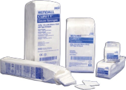 Kendall Healthcare Curity Nonsterile Gauze Sponge 4" L x 4" W, 8 ply (Bolsa de 200 unidades) miniatura 1