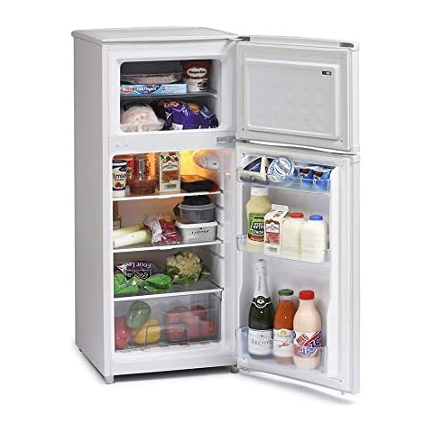 IceKing FF115WE Tall Freestanding Fridge Freezer - White Cover