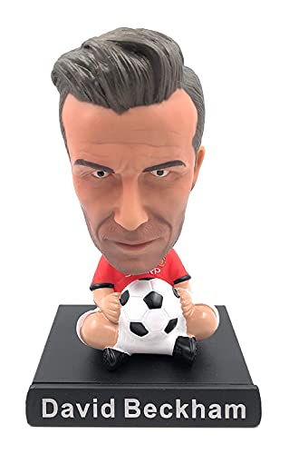 Image of AUGEN Super Hero David Beckham Action Figure Limited Edition Bobblehead with Mobile Holder for Car Dashboard, Office Desk & Study Table (Pack of 1)