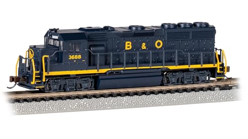 Bachmann Trains - EMD GP40 Diesel Locomotive - B&O® #3688 (with Dynamic Brakes) - N Scale