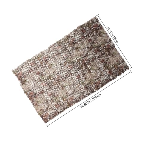 Filet de camouflage motif arbre et toile ombrage extérieur - 2