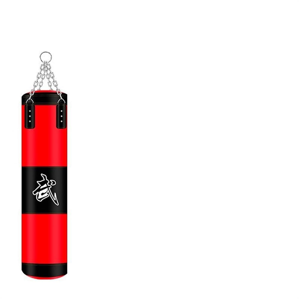 Sacco Boxe Sacco da Boxe Professionale Vuoto da Appendere al Sacco di Sabbia Lotta Muay Karate Fitness Allenamento in Palestra con Guanto Sacco da Box(120CM)